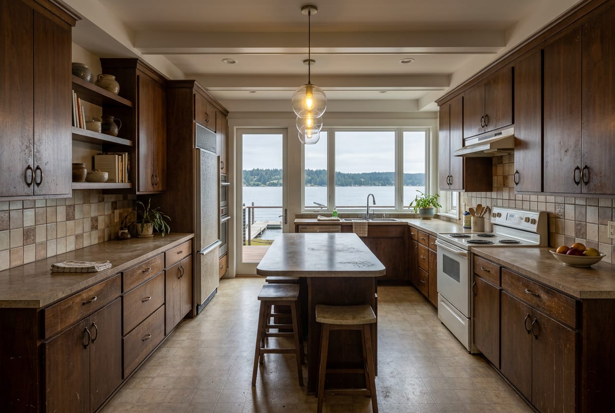 Ramirez Kitchen Remodeling Company, kitchen remodeling in Edgewood, before the renovation